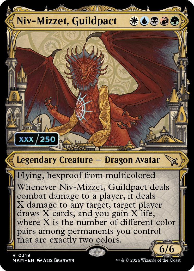 Niv-Mizzet, Guildpact (Serialized) [Murders at Karlov Manor] | Sanctuary Gaming