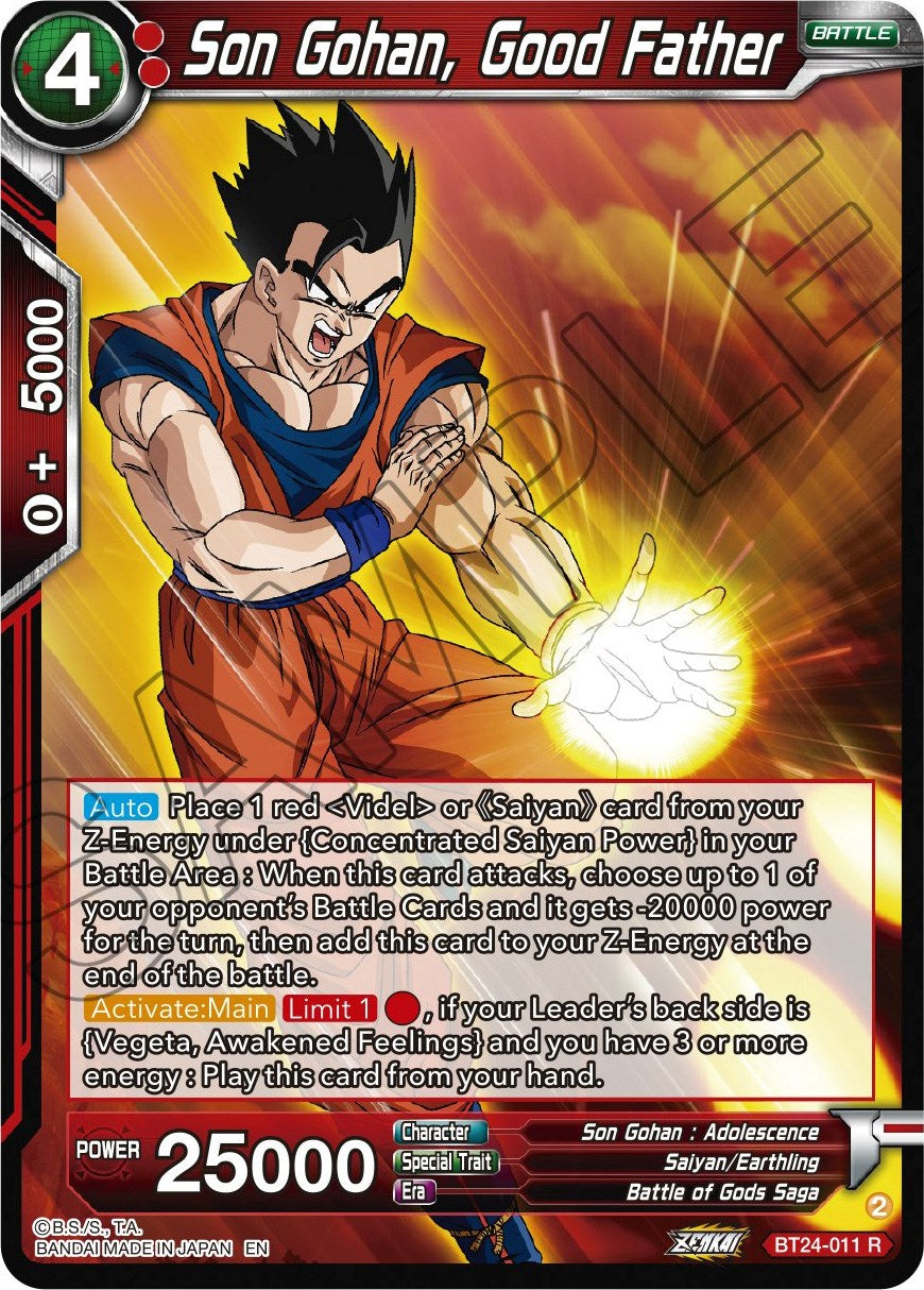 Son Gohan, Good Father (BT24-011) [Beyond Generations] | Sanctuary Gaming