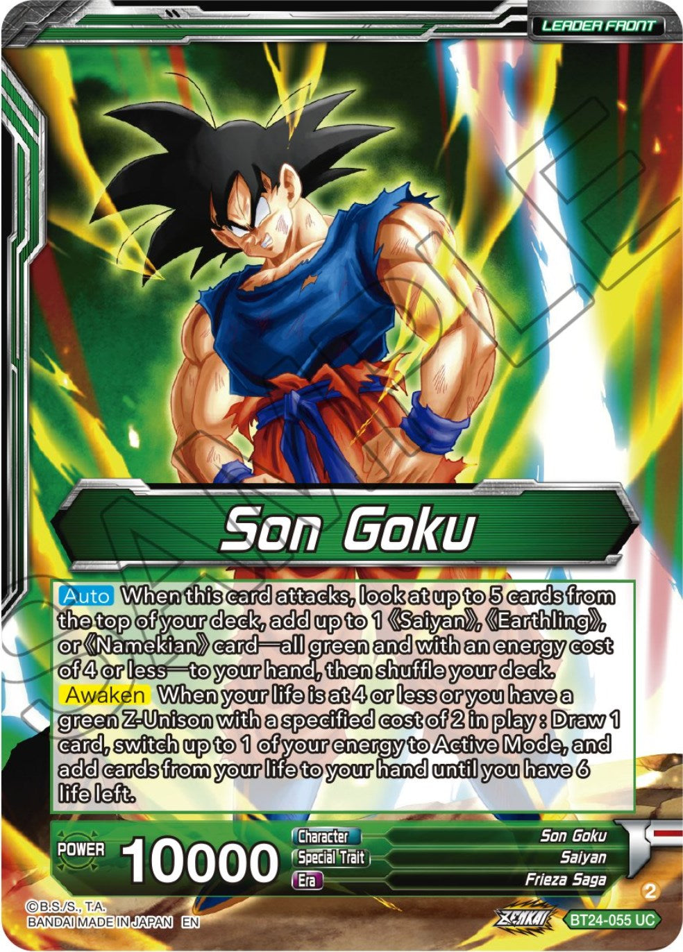 Son Goku // SS Son Goku, Beginning of a Legend (BT24-055) [Beyond Generations] | Sanctuary Gaming