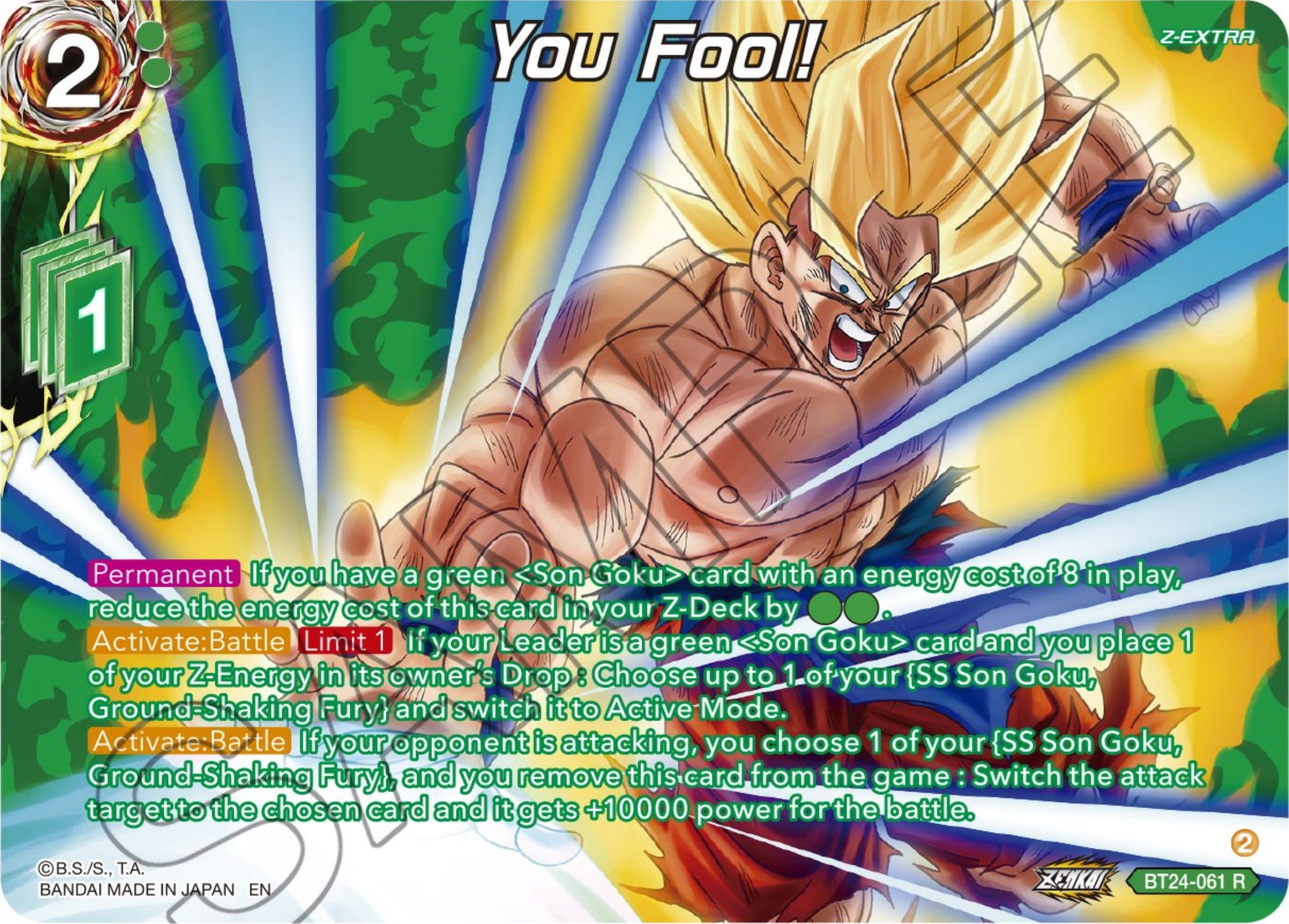 You Fool! (Collector Booster) (BT24-061) [Beyond Generations] | Sanctuary Gaming