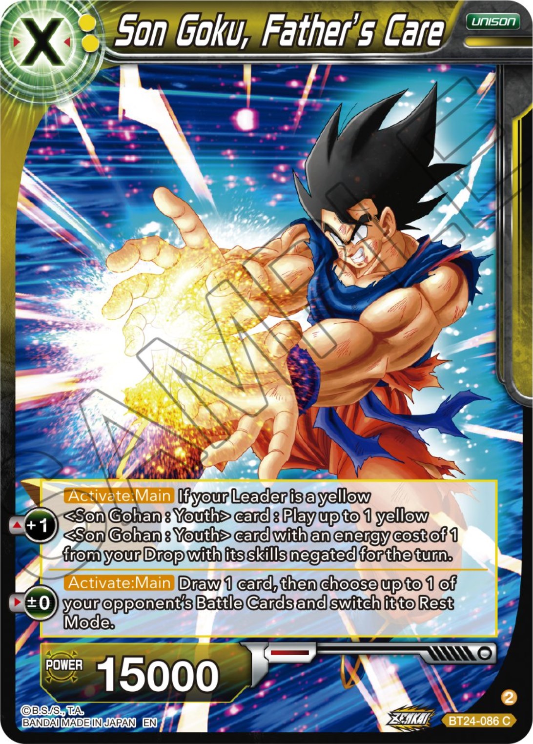 Son Goku, Father's Care (BT24-086) [Beyond Generations] | Sanctuary Gaming