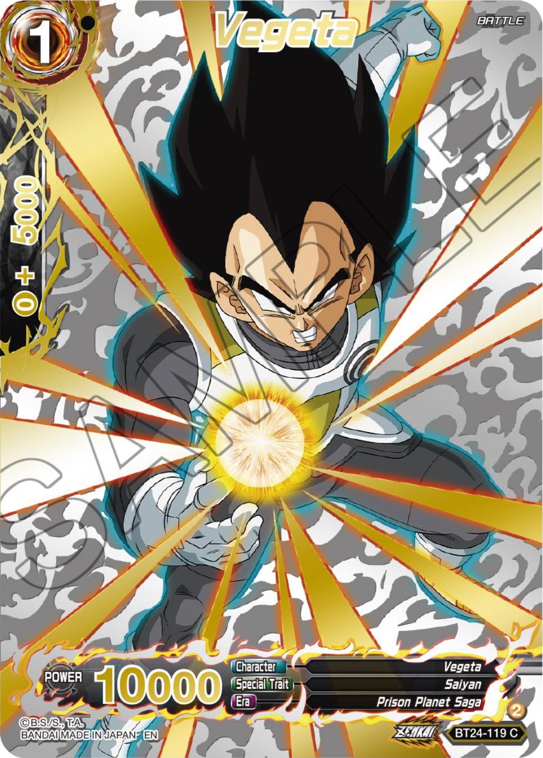 Vegeta (Collector Booster) (BT24-119) [Beyond Generations] | Sanctuary Gaming