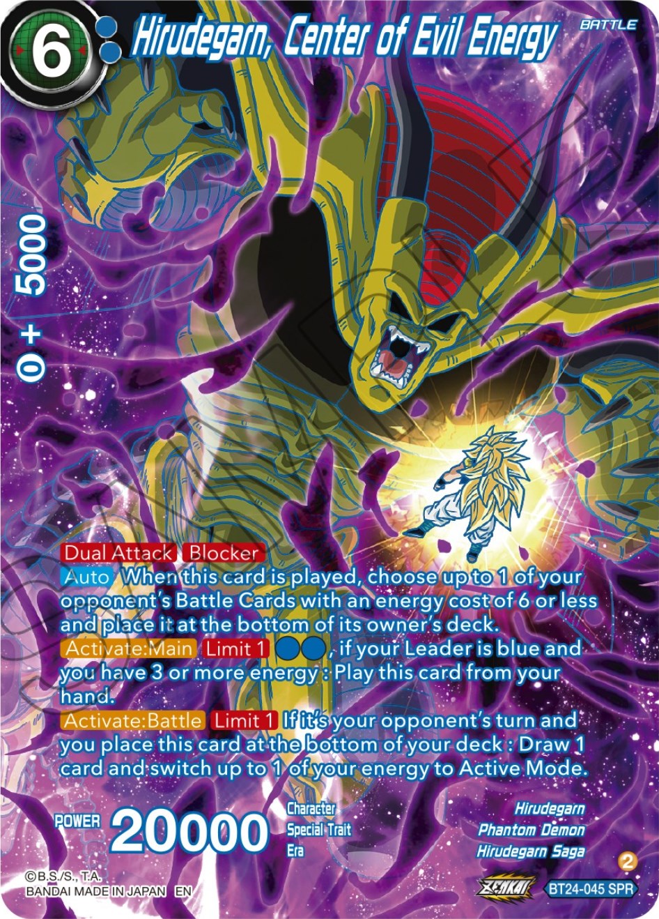 Hirudegarn, Center of Evil Energy (SPR) (BT24-045) [Beyond Generations] | Sanctuary Gaming