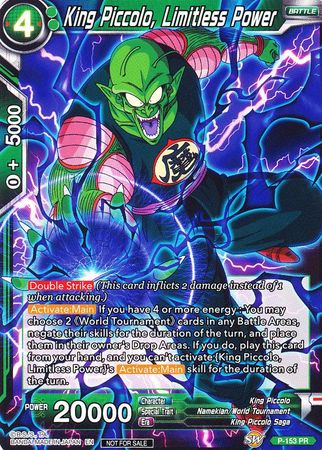 King Piccolo, Limitless Power (Power Booster) (P-153) [Promotion Cards] | Sanctuary Gaming
