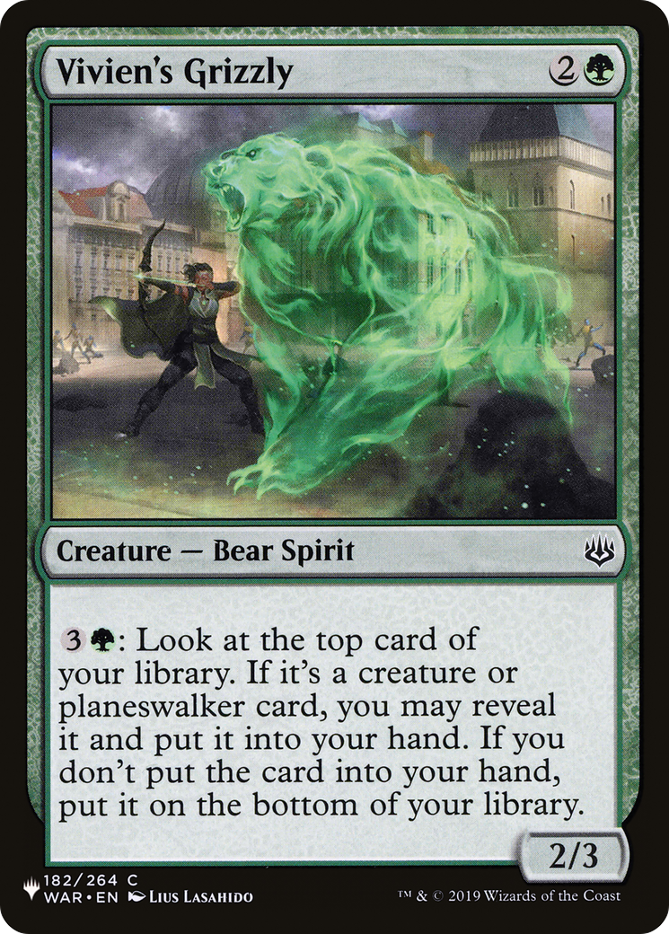 Vivien's Grizzly [The List Reprints] | Sanctuary Gaming