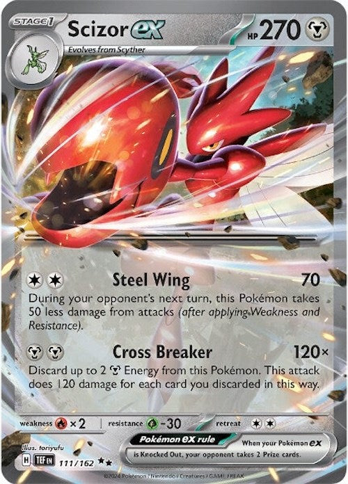 Scizor ex (111/162) [Scarlet & Violet: Temporal Forces] | Sanctuary Gaming