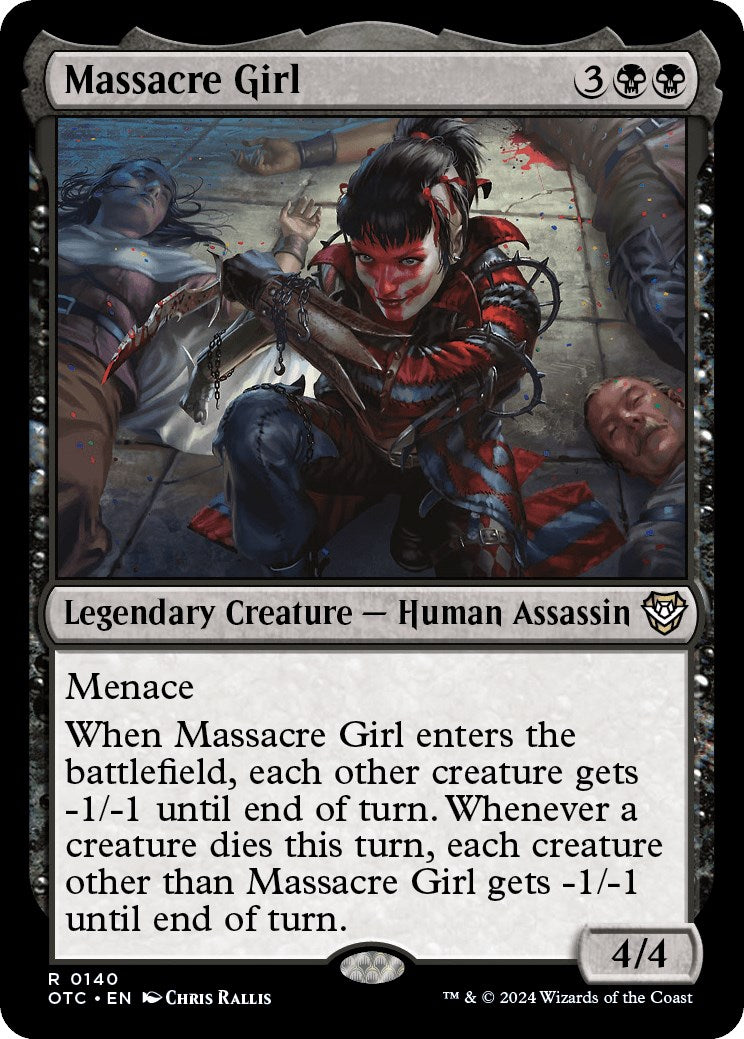 Massacre Girl [Outlaws of Thunder Junction Commander] | Sanctuary Gaming