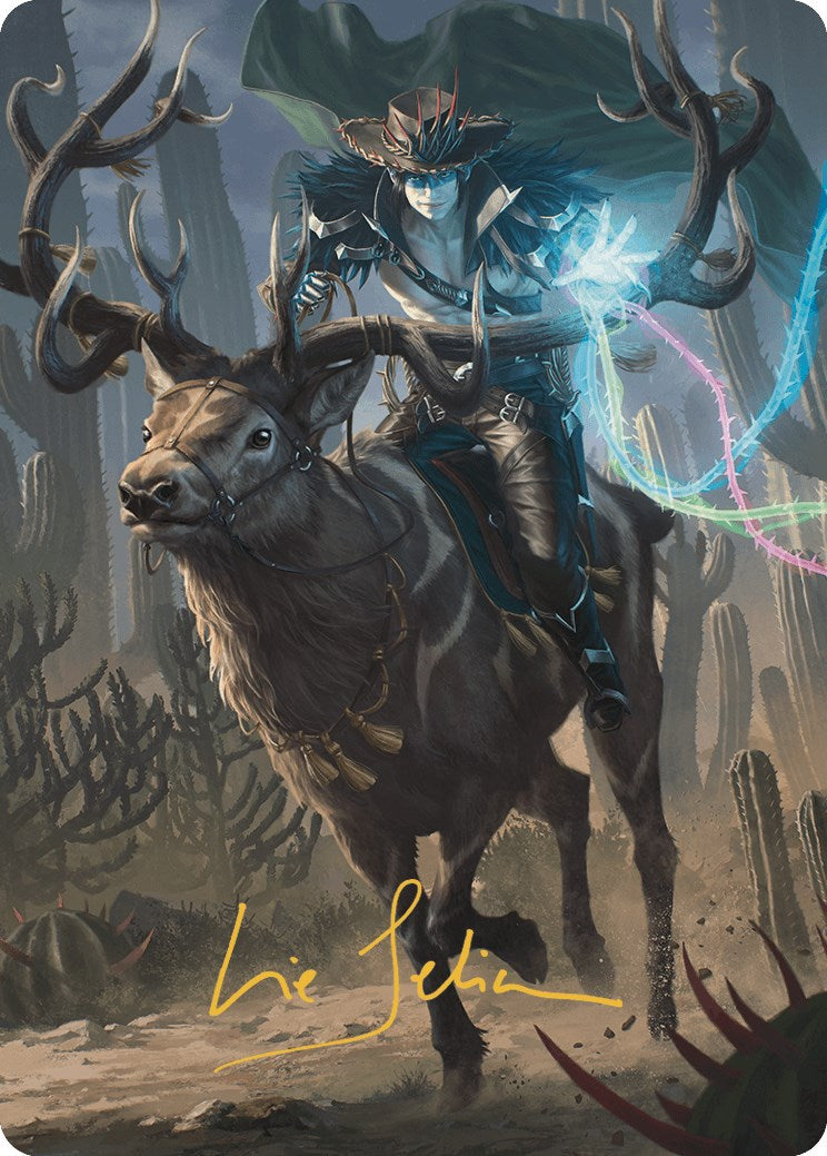 Oko, the Ringleader Art Card (54/54) (Gold-Stamped Signature) [Outlaws of Thunder Junction Art Series] | Sanctuary Gaming