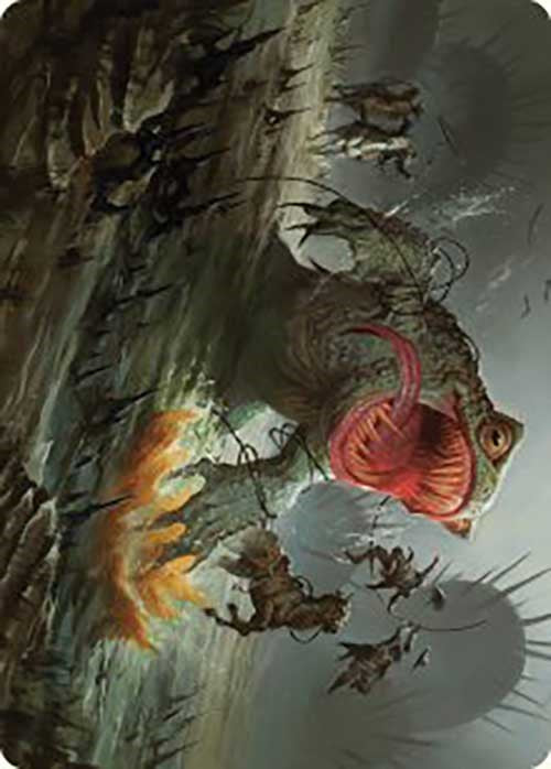 The Gitrog, Ravenous Ride Art Card [Outlaws of Thunder Junction Art Series] | Sanctuary Gaming