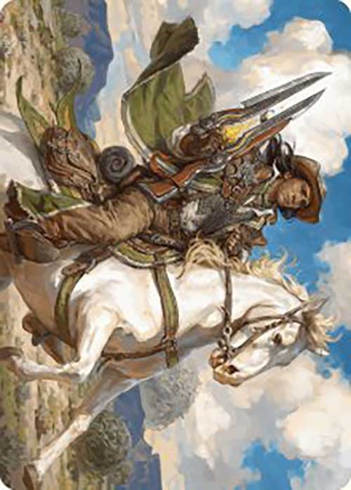 Wylie Duke, Atiin Hero Art Card [Outlaws of Thunder Junction Art Series] | Sanctuary Gaming