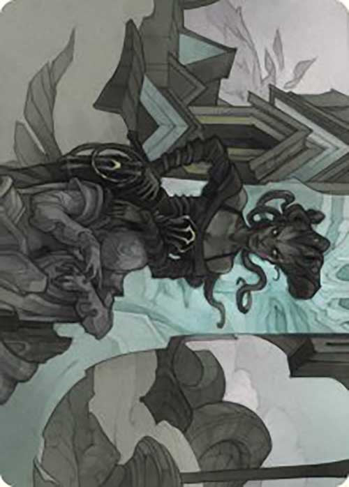 Vraska Joins Up Art Card [Outlaws of Thunder Junction Art Series] | Sanctuary Gaming