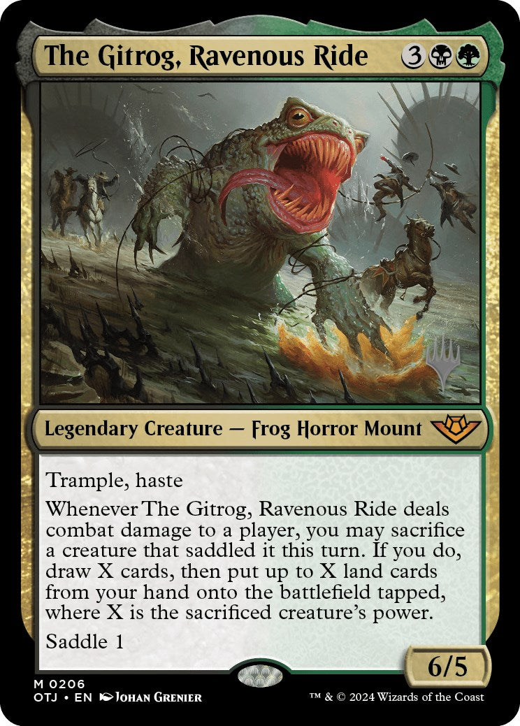 The Gitrog, Ravenous Ride (Promo Pack) [Outlaws of Thunder Junction Promos] | Sanctuary Gaming