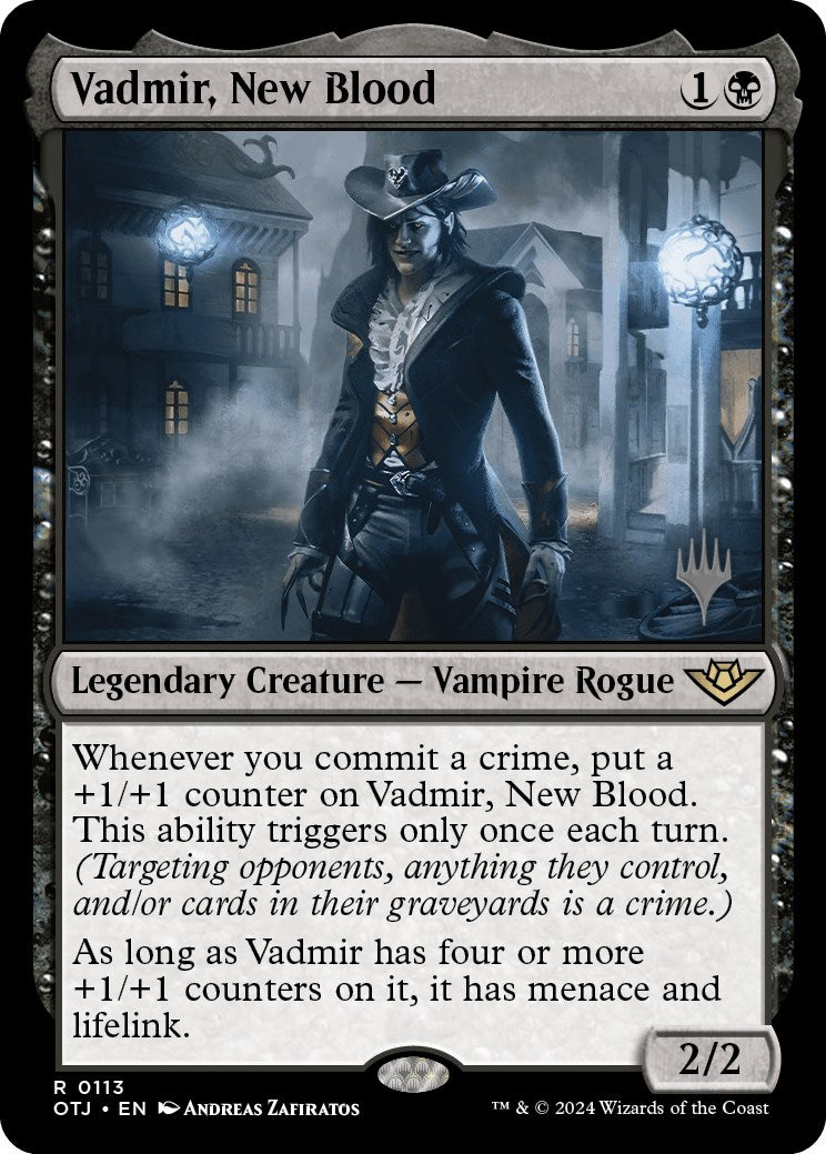 Vadmir, New Blood (Promo Pack) [Outlaws of Thunder Junction Promos] | Sanctuary Gaming