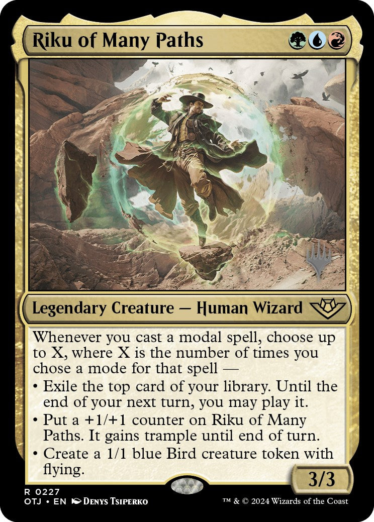 Riku of Many Paths (Promo Pack) [Outlaws of Thunder Junction Promos] | Sanctuary Gaming