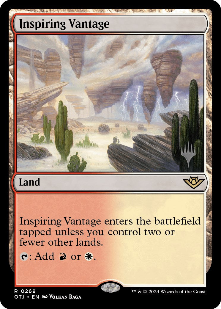 Inspiring Vantage (Promo Pack) [Outlaws of Thunder Junction Promos] | Sanctuary Gaming