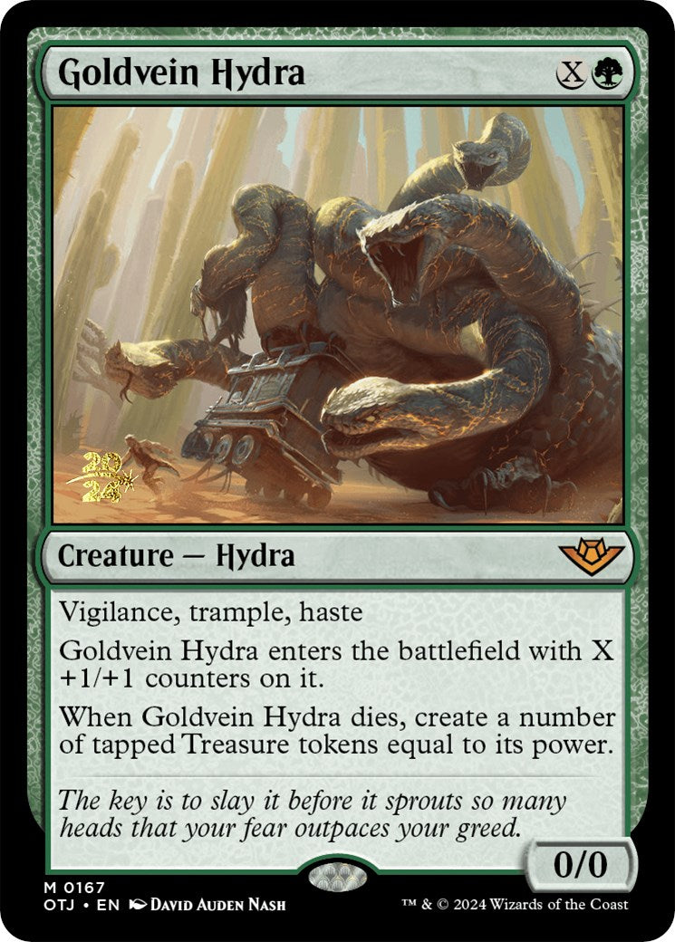 Goldvein Hydra [Outlaws of Thunder Junction Prerelease Promos] | Sanctuary Gaming