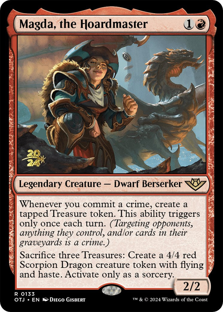 Magda, the Hoardmaster [Outlaws of Thunder Junction Prerelease Promos] | Sanctuary Gaming