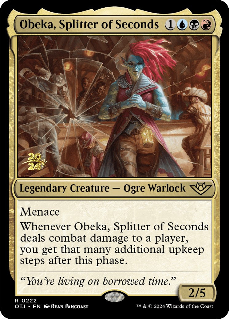 Obeka, Splitter of Seconds [Outlaws of Thunder Junction Prerelease Promos] | Sanctuary Gaming
