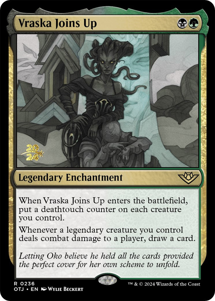 Vraska Joins Up [Outlaws of Thunder Junction Prerelease Promos] | Sanctuary Gaming