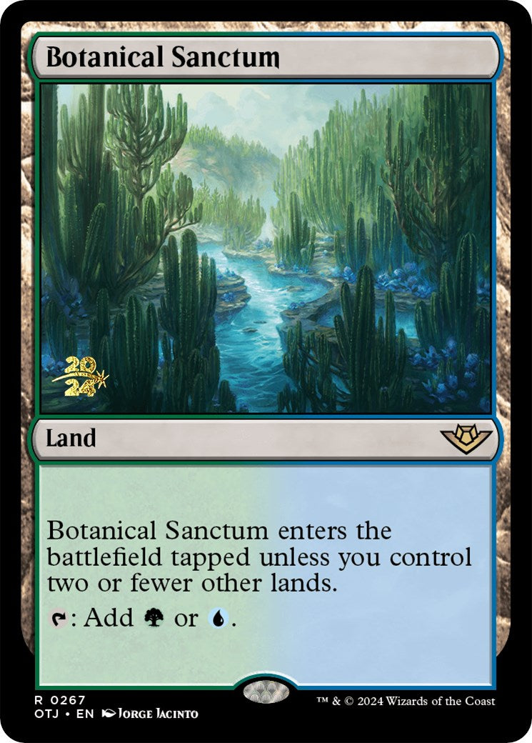Botanical Sanctum (OTJ) [Outlaws of Thunder Junction Prerelease Promos] | Sanctuary Gaming