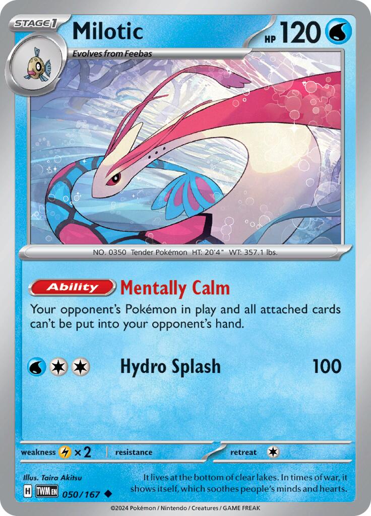 Milotic (050/167) [Scarlet & Violet: Twilight Masquerade] | Sanctuary Gaming