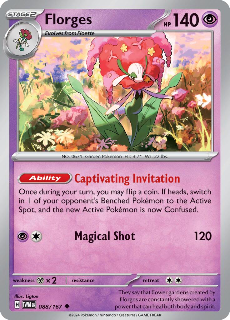 Florges (088/167) [Scarlet & Violet: Twilight Masquerade] | Sanctuary Gaming