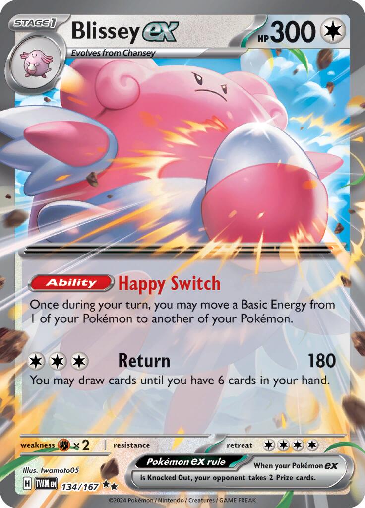 Blissey ex (134/167) [Scarlet & Violet: Twilight Masquerade] | Sanctuary Gaming