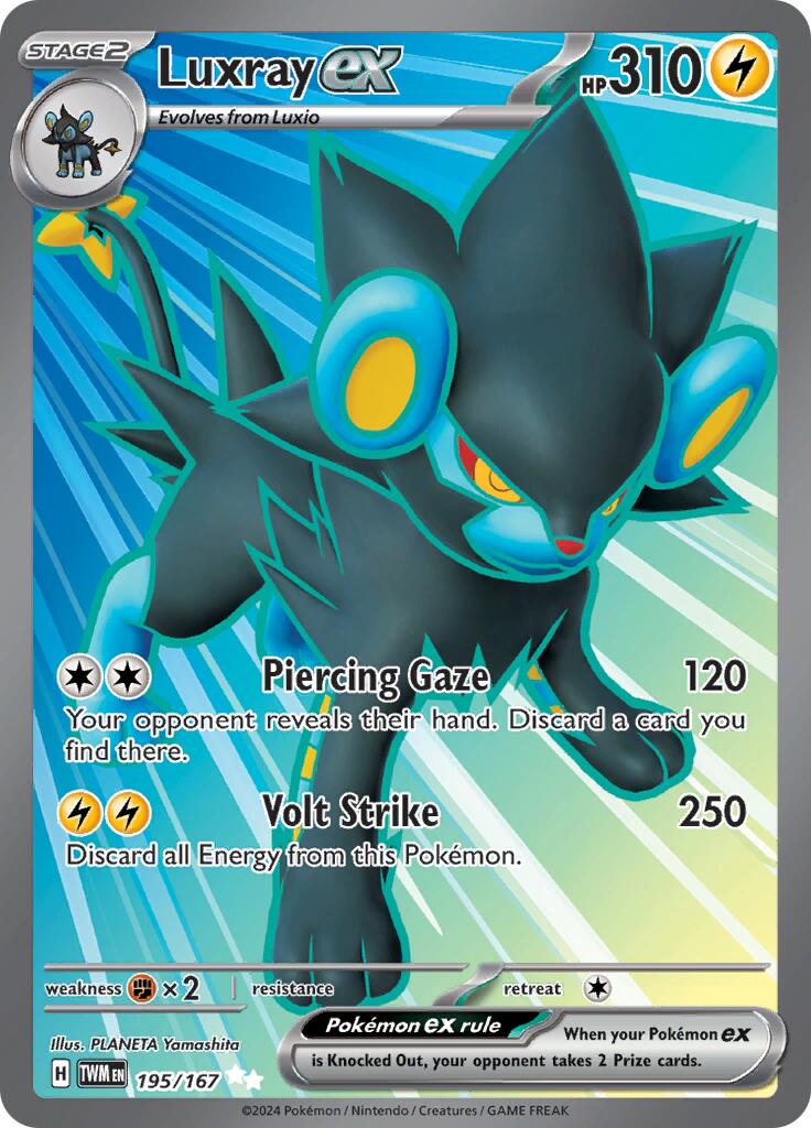 Luxray ex (195/167) [Scarlet & Violet: Twilight Masquerade] | Sanctuary Gaming