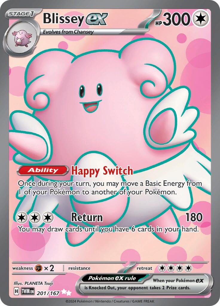 Blissey ex (201/167) [Scarlet & Violet: Twilight Masquerade] | Sanctuary Gaming