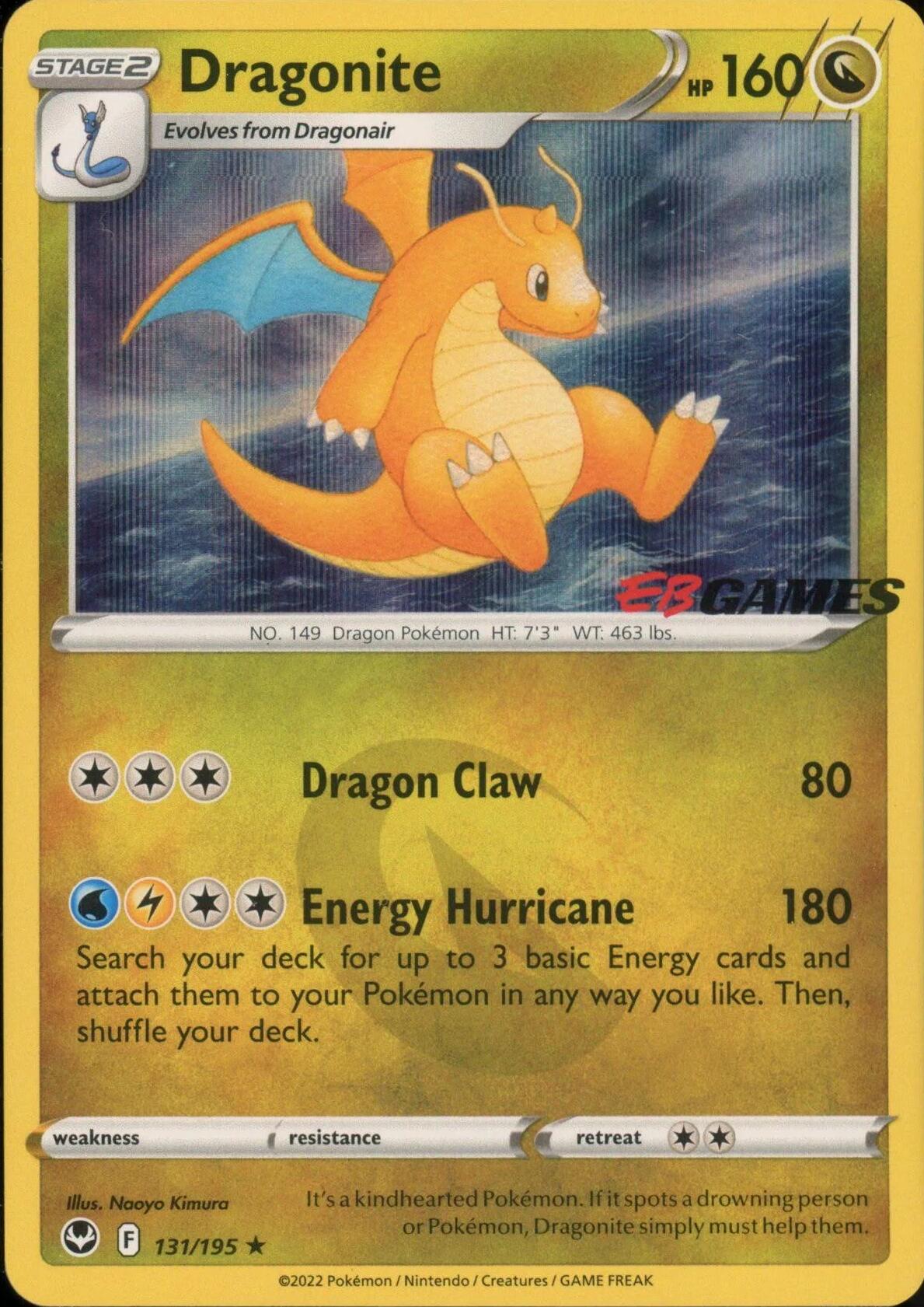 Dragonite (131/195) (EB Games Exclusive) [Miscellaneous Cards] | Sanctuary Gaming
