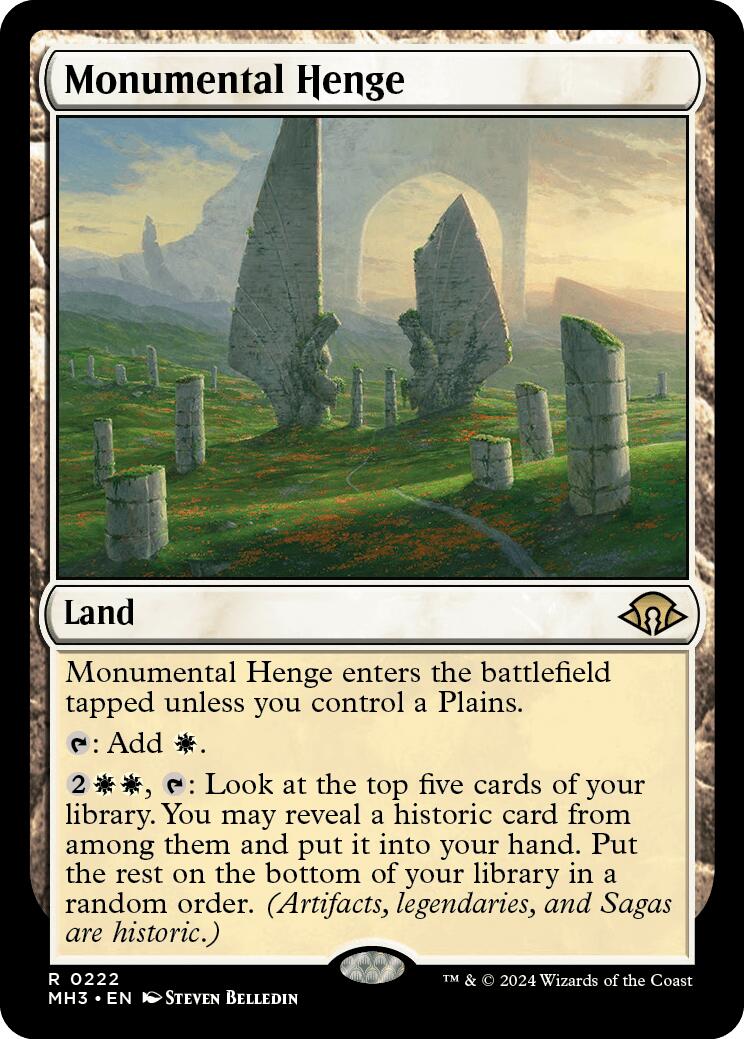 Monumental Henge [Modern Horizons 3] | Sanctuary Gaming
