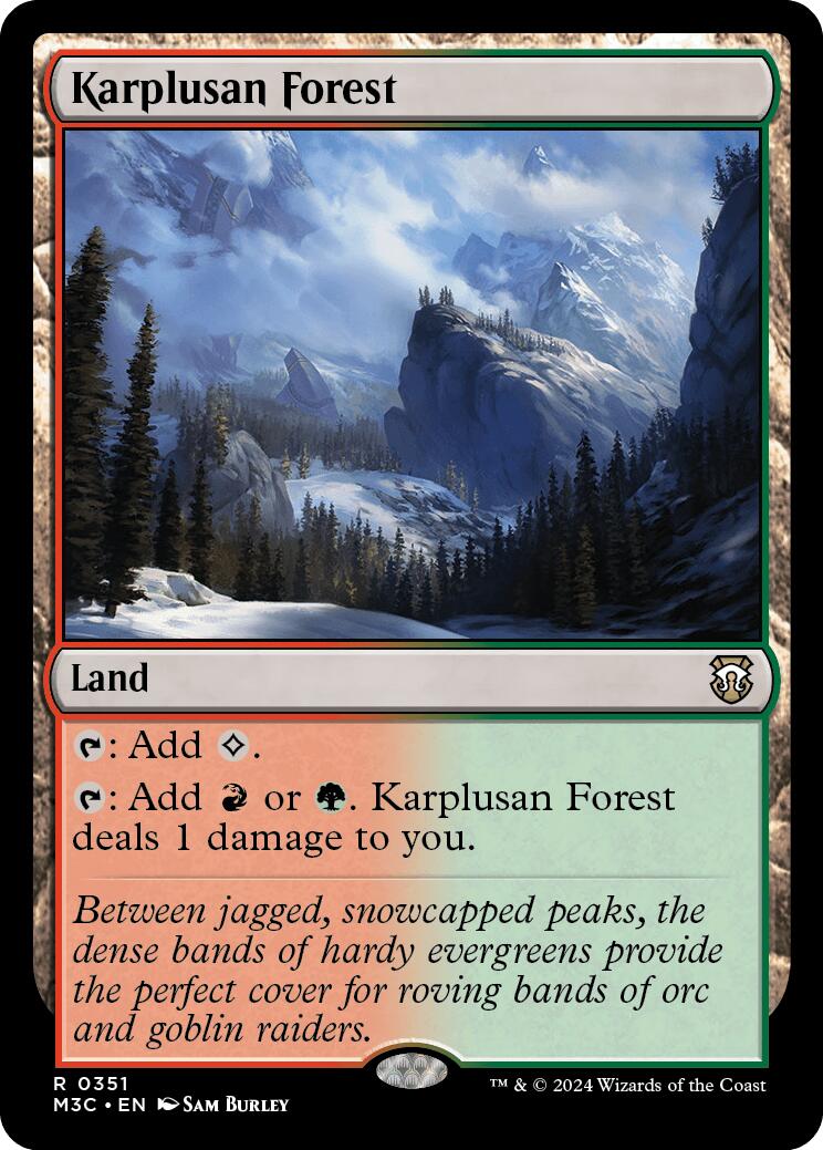 Karplusan Forest [Modern Horizons 3 Commander] | Sanctuary Gaming