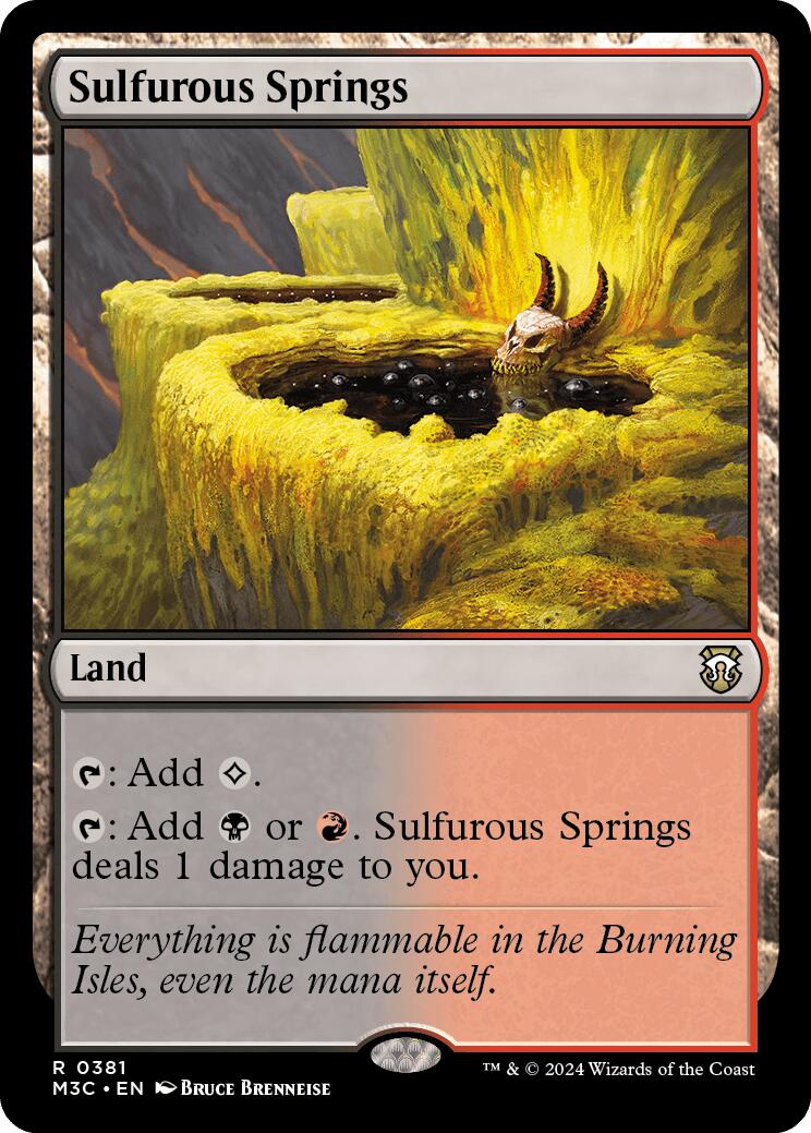 Sulfurous Springs [Modern Horizons 3 Commander] | Sanctuary Gaming