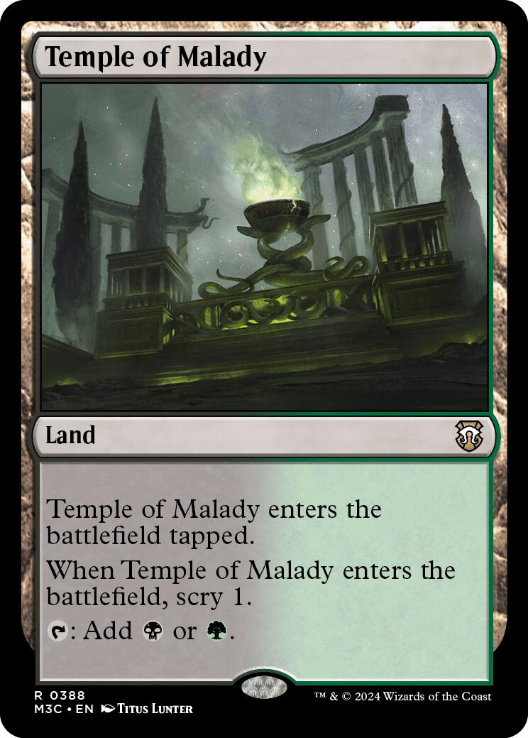 Temple of Malady [Modern Horizons 3 Commander] | Sanctuary Gaming