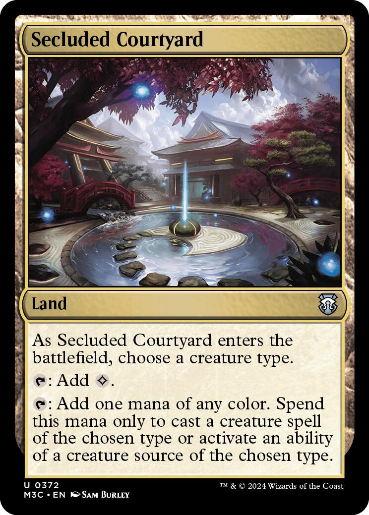 Secluded Courtyard [Modern Horizons 3 Commander] | Sanctuary Gaming