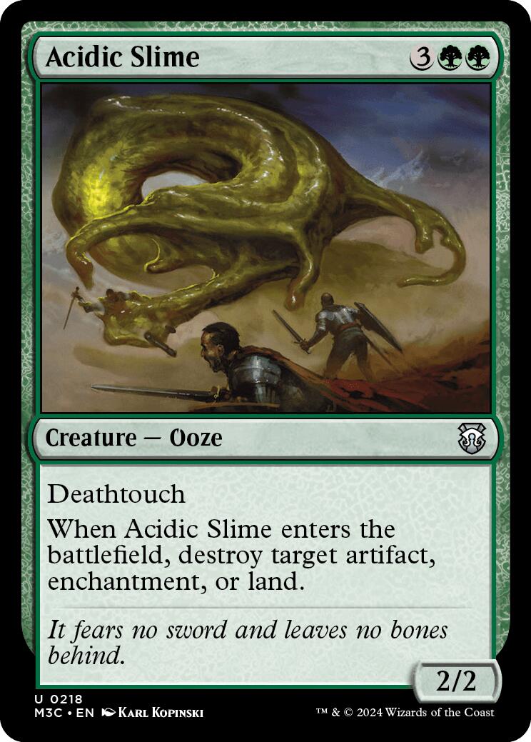 Acidic Slime [Modern Horizons 3 Commander] | Sanctuary Gaming