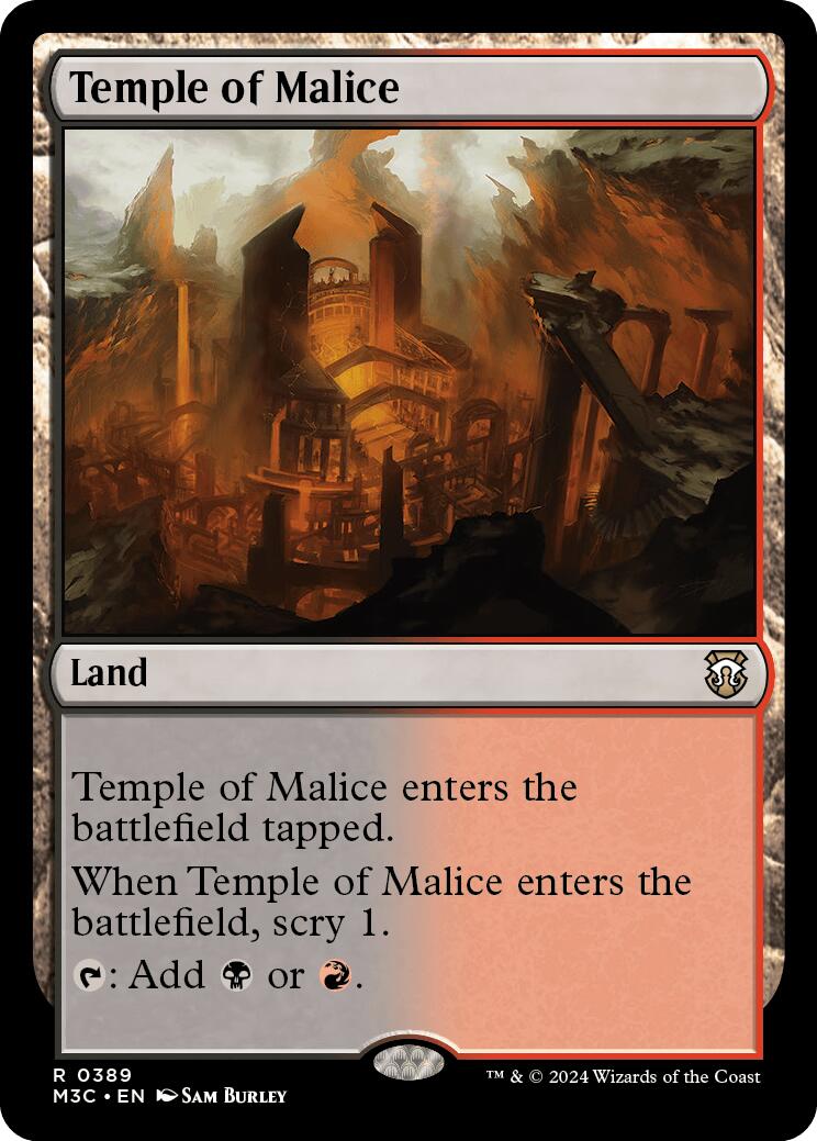 Temple of Malice [Modern Horizons 3 Commander] | Sanctuary Gaming