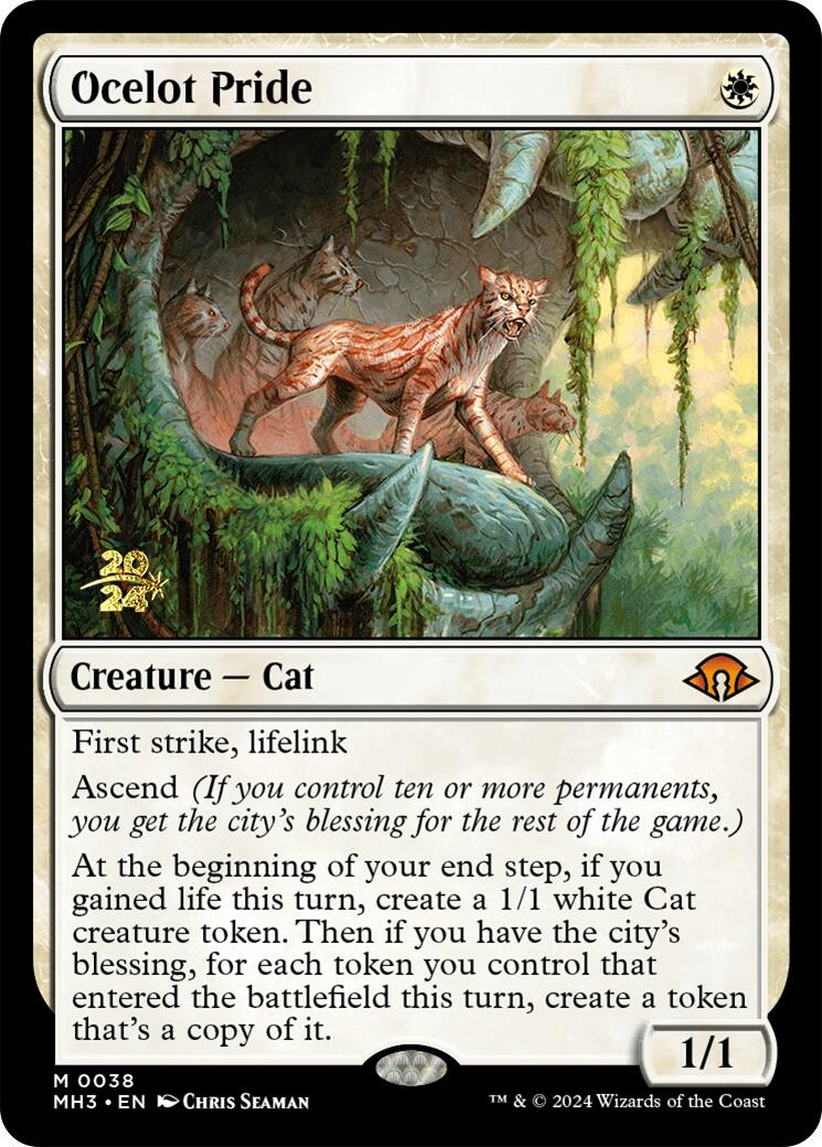 Ocelot Pride [Modern Horizons 3 Prerelease Promos] | Sanctuary Gaming