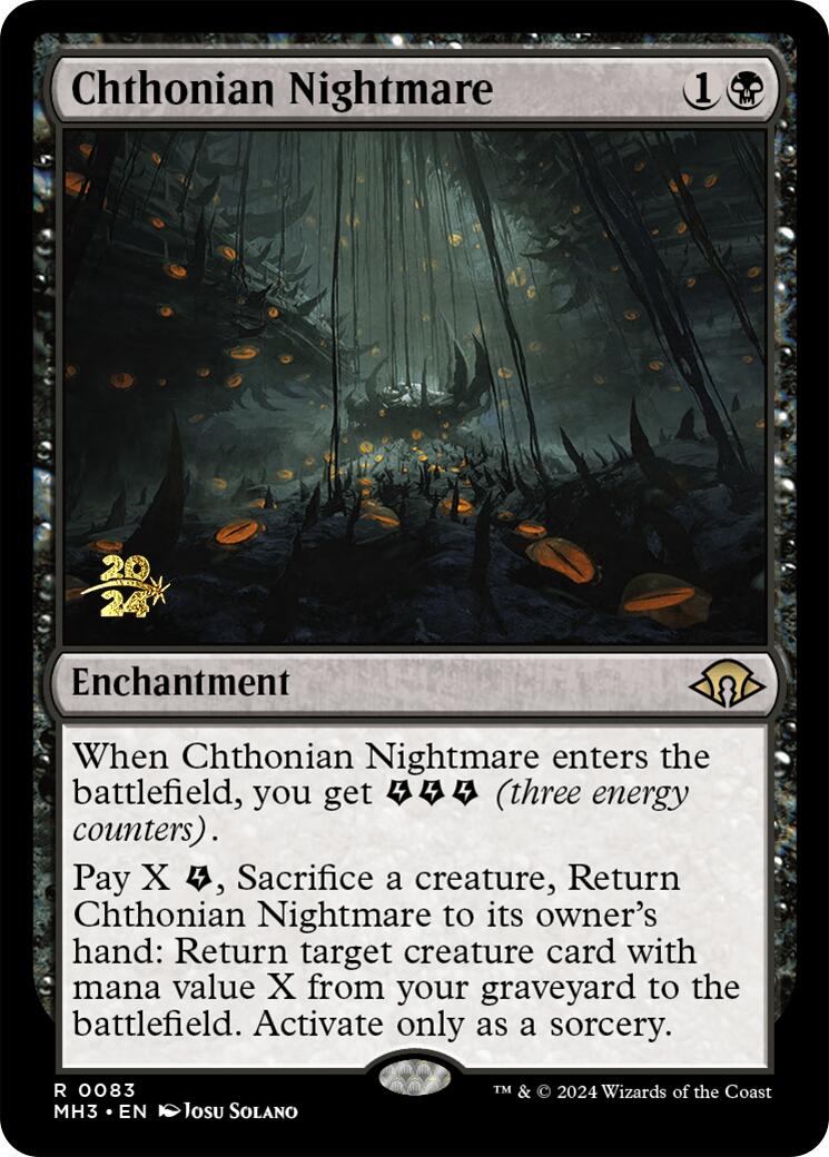 Chthonian Nightmare [Modern Horizons 3 Prerelease Promos] | Sanctuary Gaming