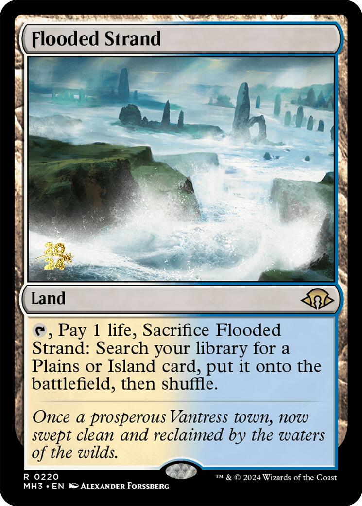 Flooded Strand [Modern Horizons 3 Prerelease Promos] | Sanctuary Gaming