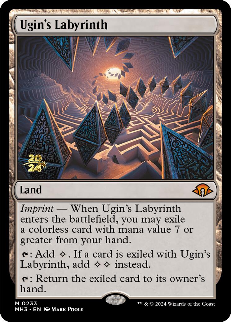 Ugin's Labyrinth [Modern Horizons 3 Prerelease Promos] | Sanctuary Gaming