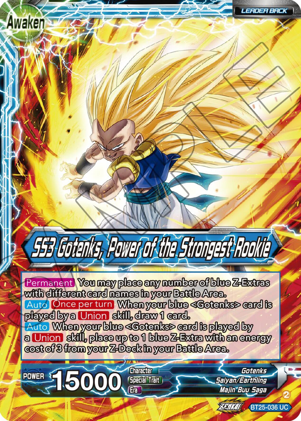 Gotenks // SS3 Gotenks, Power of the Strongest Rookie (BT25-036) [Legend of the Dragon Balls] | Sanctuary Gaming