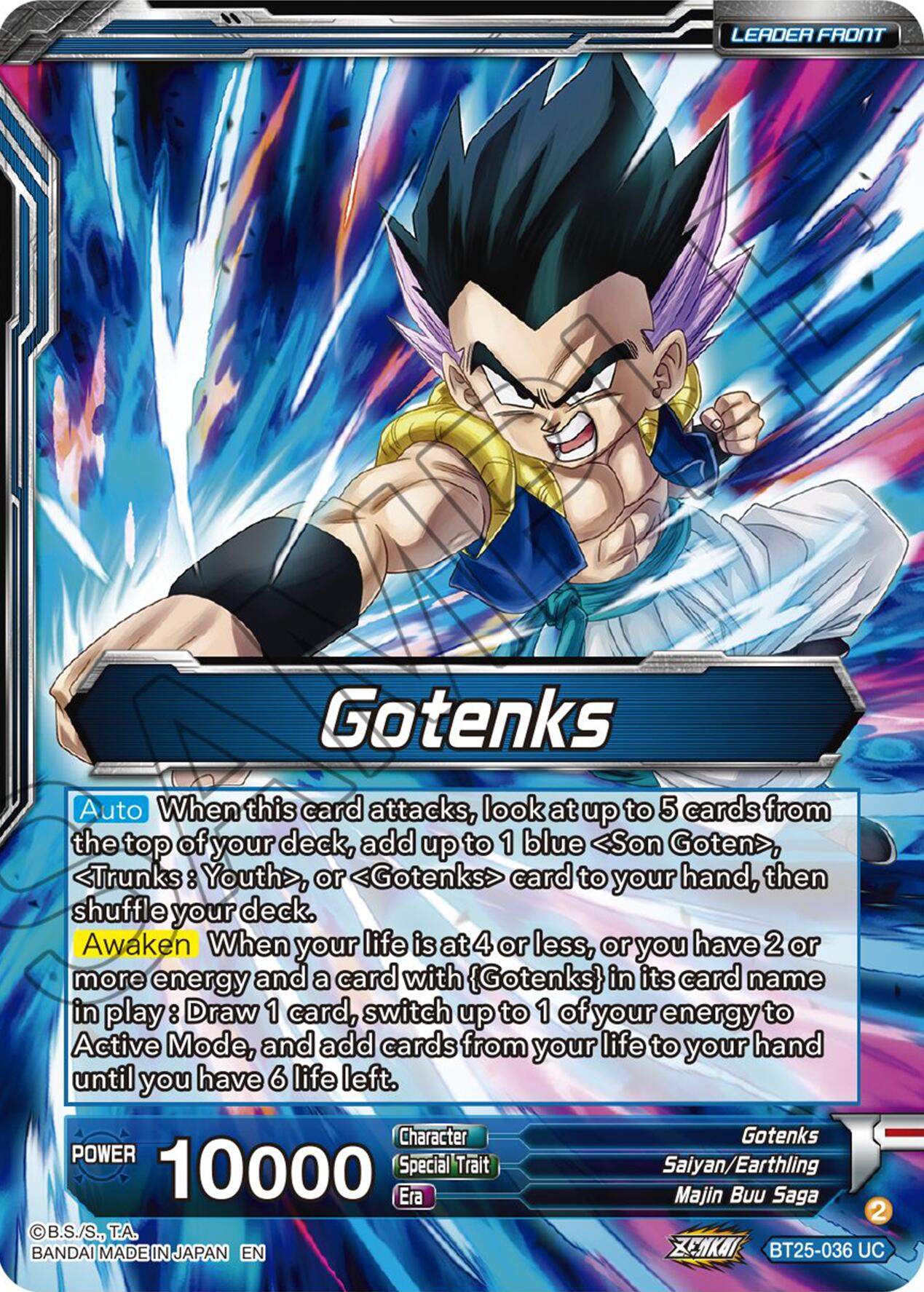 Gotenks // SS3 Gotenks, Power of the Strongest Rookie (BT25-036) [Legend of the Dragon Balls] | Sanctuary Gaming