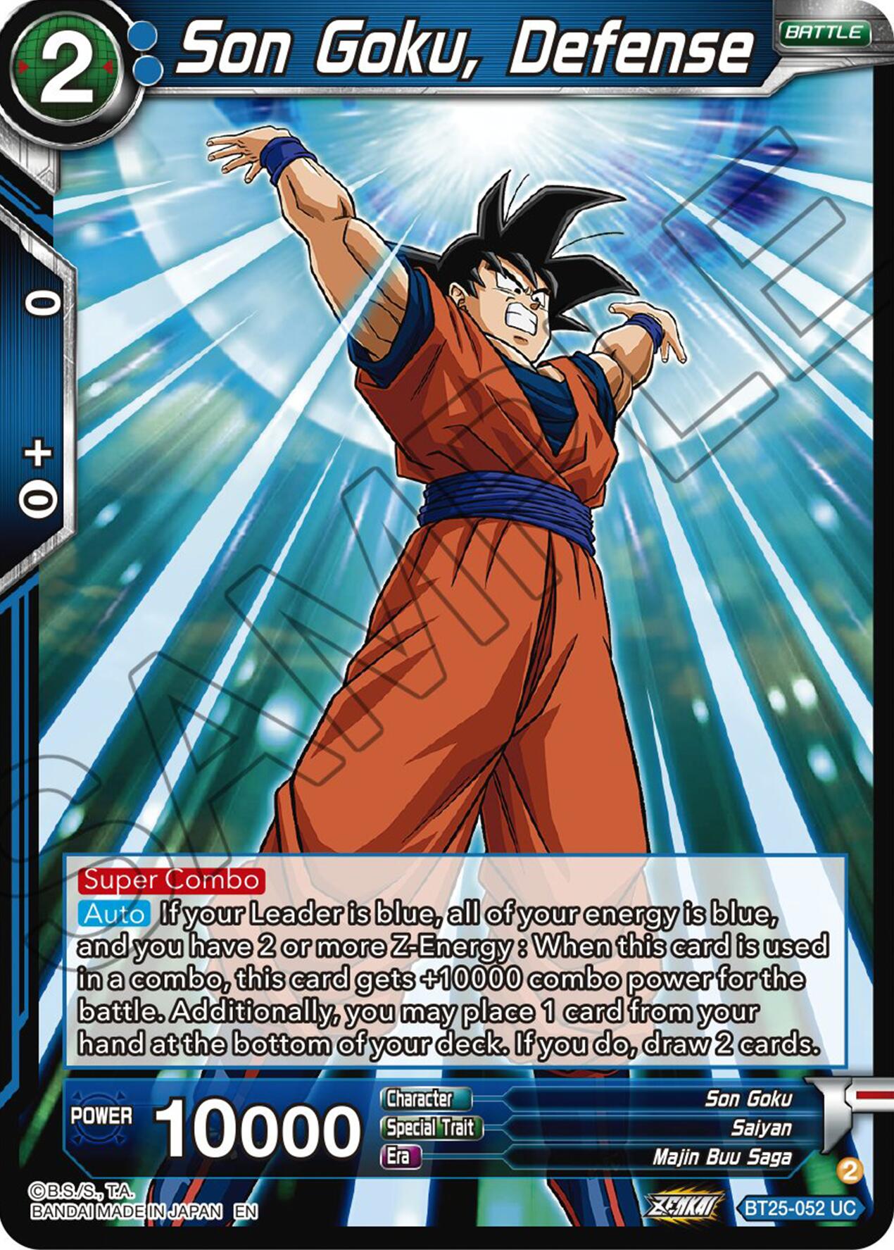 Son Goku, Defense (BT25-052) [Legend of the Dragon Balls] | Sanctuary Gaming