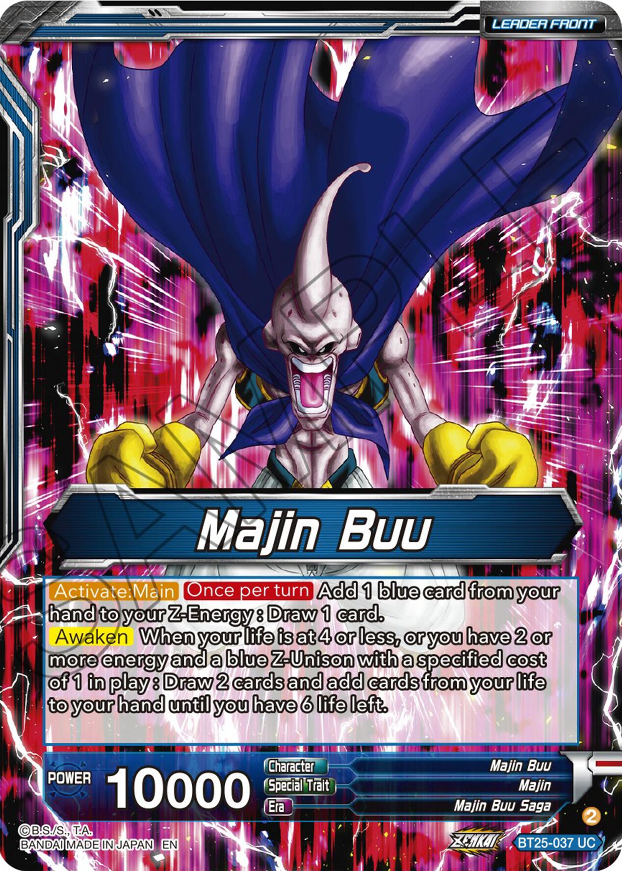 Majin Buu // Majin Buu, Shape-Shifter (BT25-037) [Legend of the Dragon Balls] | Sanctuary Gaming