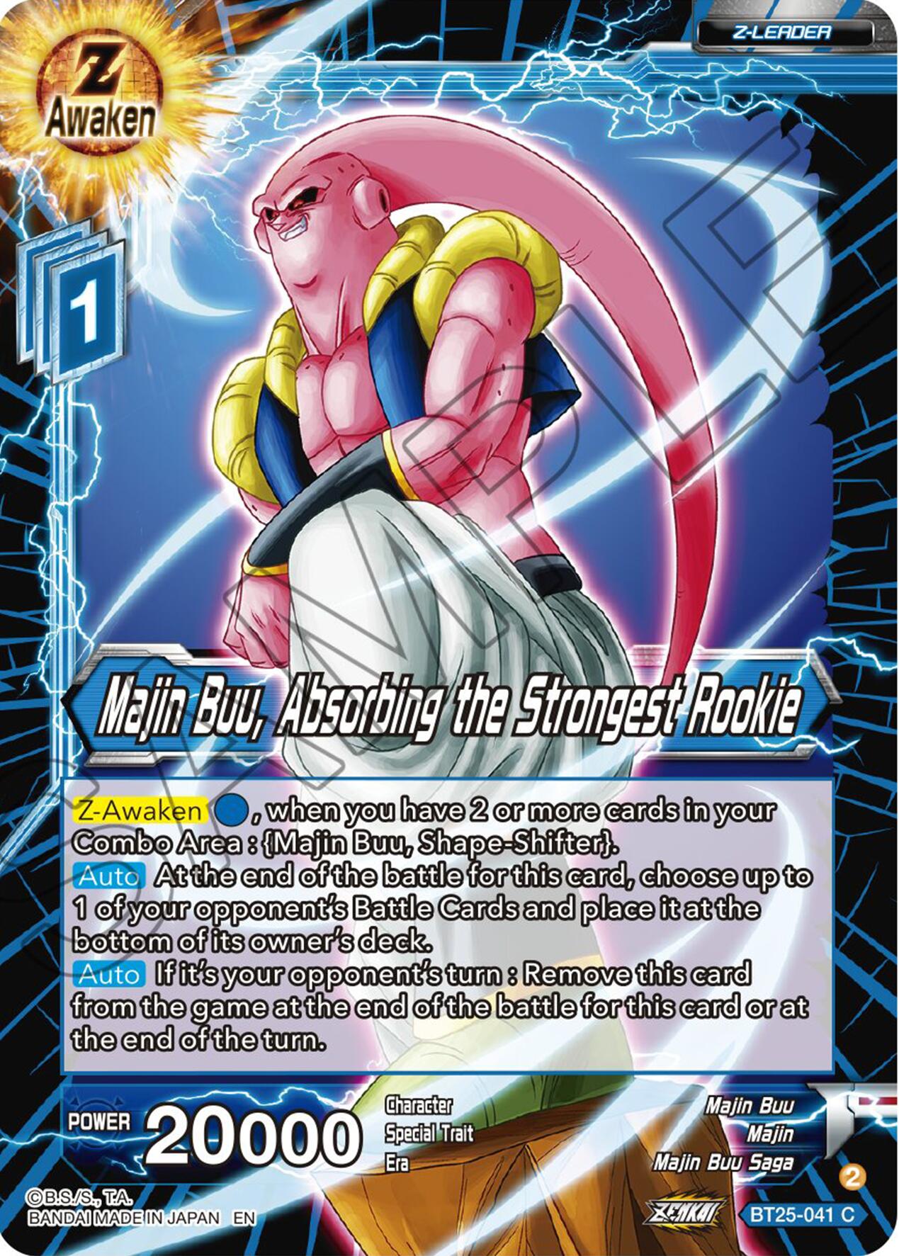 Majin Buu, Absorbing the Strongest Rookie (BT25-041) [Legend of the Dragon Balls] | Sanctuary Gaming