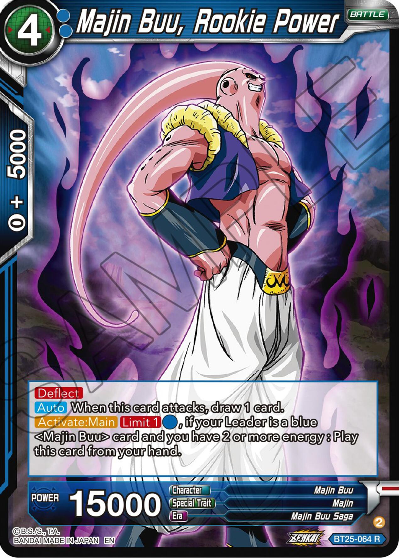 Majin Buu, Rookie Power (BT25-064) [Legend of the Dragon Balls] | Sanctuary Gaming