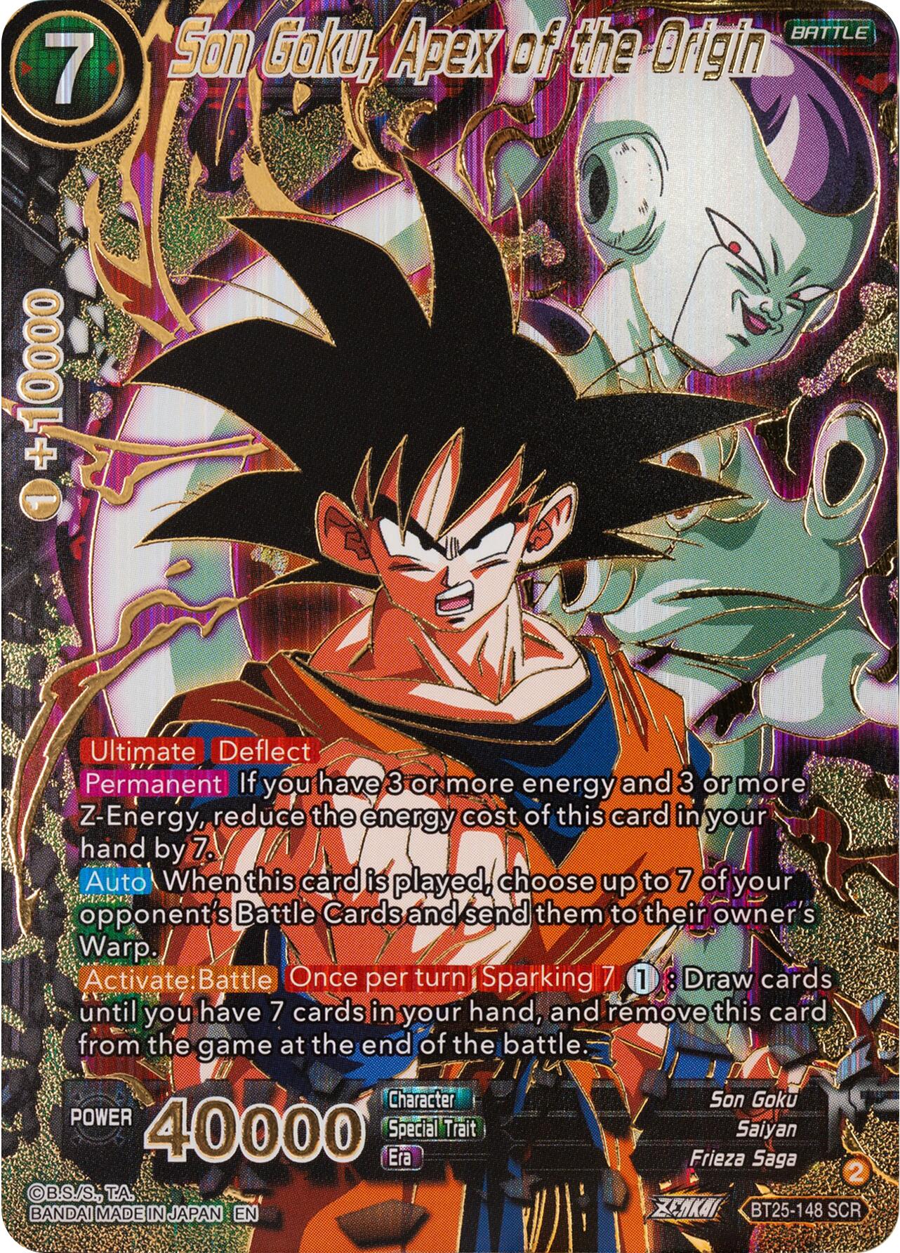 Son Goku, Apex of the Origin (BT25-148) [Legend of the Dragon Balls] | Sanctuary Gaming