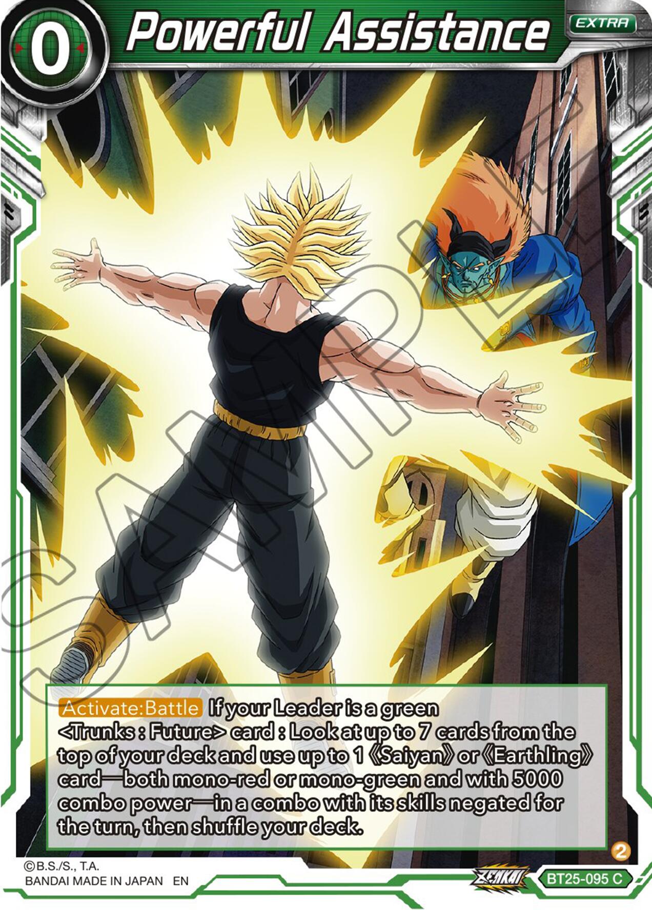 Powerful Assistance (BT25-095) [Legend of the Dragon Balls] | Sanctuary Gaming