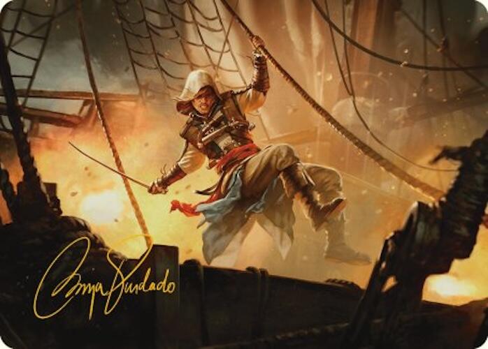 Edward Kenway Art Card (Gold-Stamped Signature) [Assassin's Creed Art Series] | Sanctuary Gaming